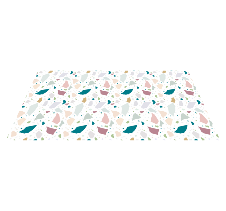 기하학적 효과 비닐 카펫 개념적 도형 - TenStickers