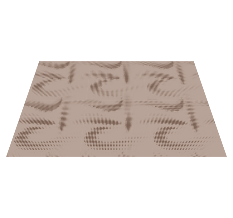 스칸디나비아 디자인 도트 패턴 비닐 깔개 - TenStickers