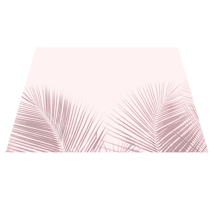 비닐 카펫 꽃과 식물 우아한 야자수 이미지 - TenStickers