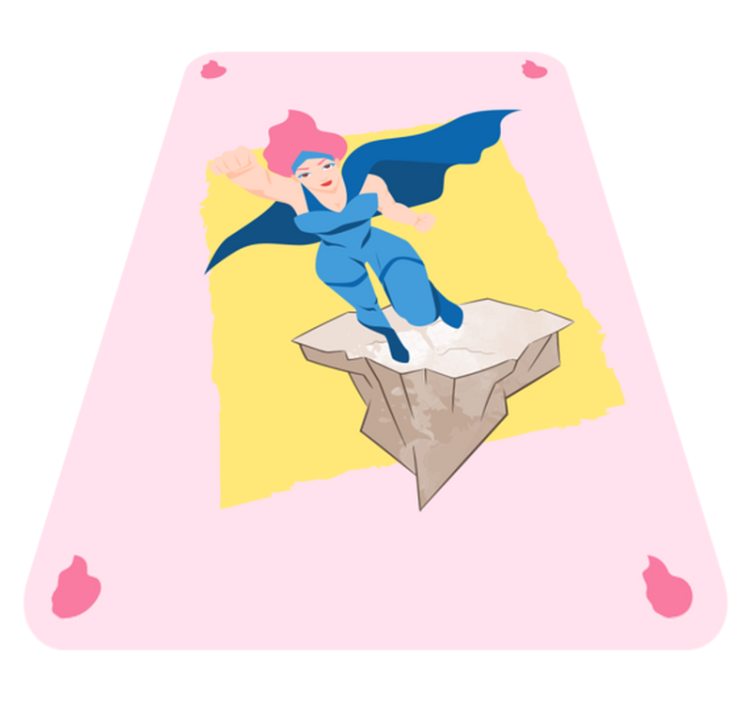 어린 이용 비닐 카펫 슈퍼히어로 모험 이미지 - TenStickers