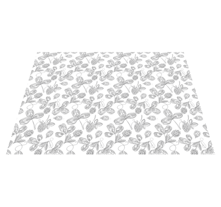 비닐 카펫 꽃과 식물 식물의 선화 - TenStickers