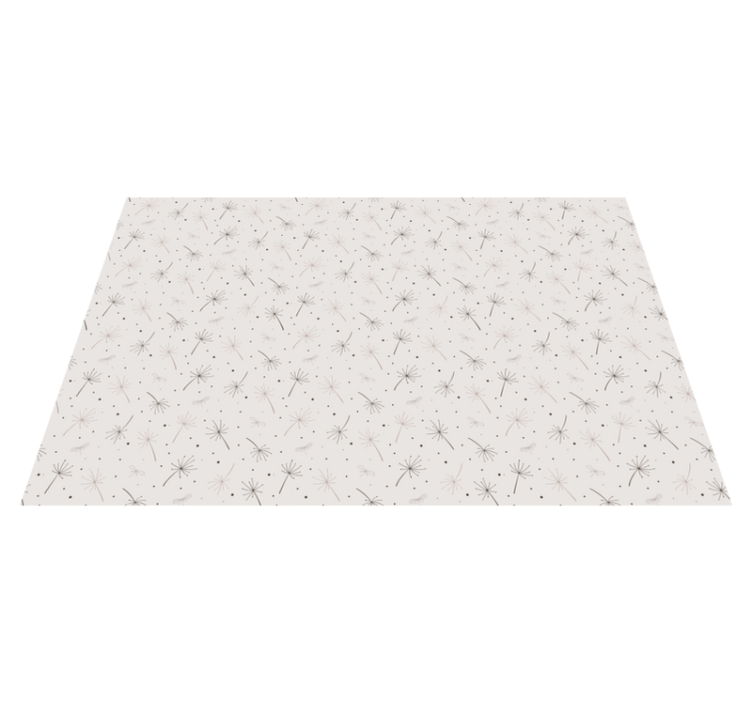 비닐 카펫 꽃과 식물 민들레 패턴 - TenStickers