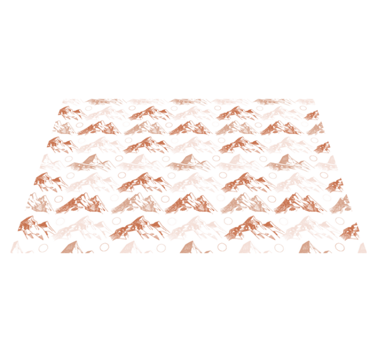 비닐 카펫 자연 산 패턴 - TenStickers