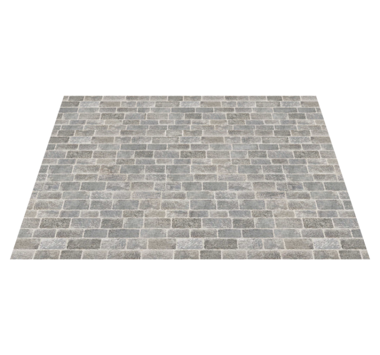 흰색 벽돌 소박한 스타일의 돌 바닥 타일 - TenStickers