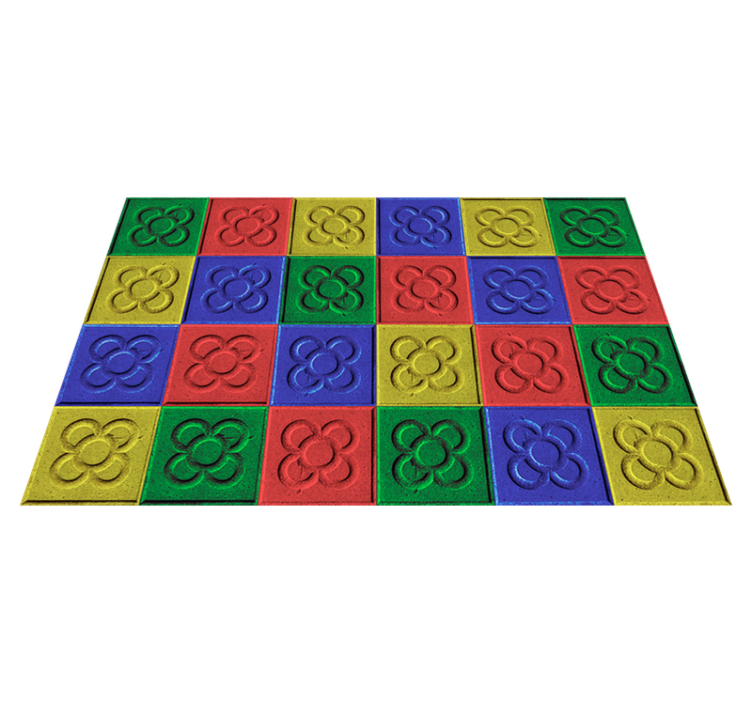 거실용 비닐 깔개 팝 아트 패널 타일 - TenStickers