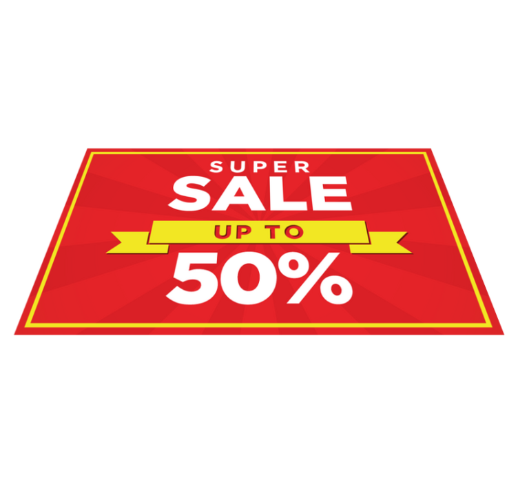 비닐 카펫 레드 맞춤형 할인 판매 - TenStickers