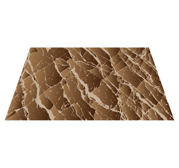 레스토랑용 비닐 카펫 갈색 대리석 효과 - TenStickers