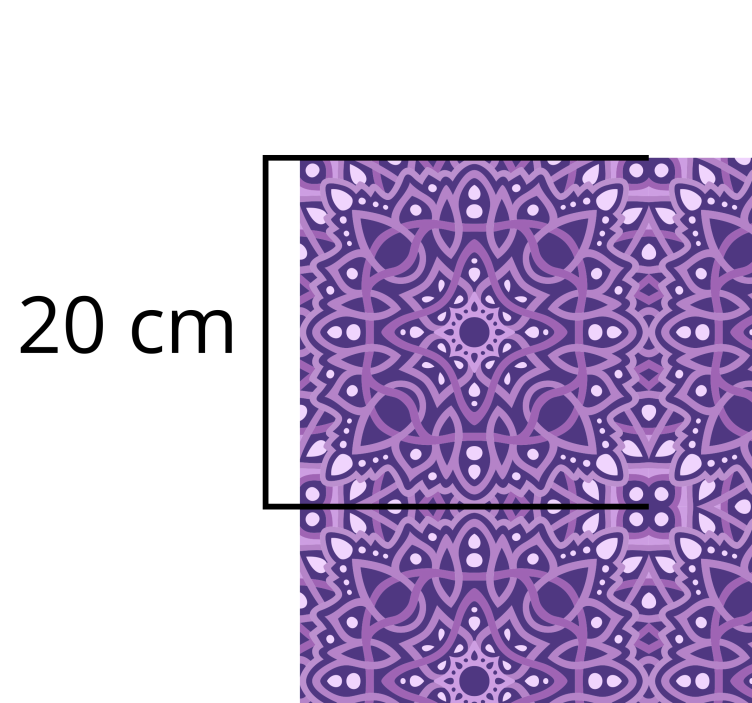 만다라 비닐 카펫 만다라 교향곡 - TenStickers
