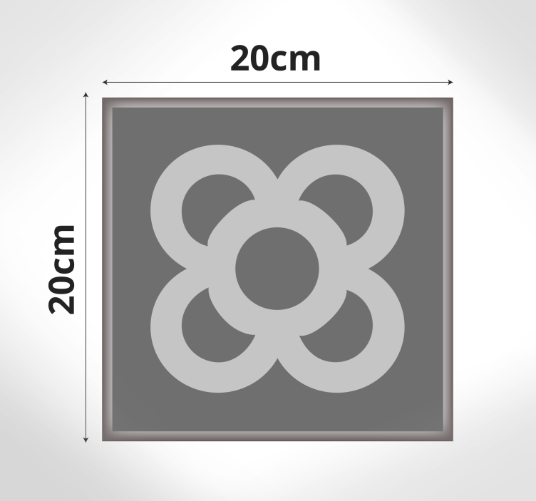 모자이크 효과 비닐 카펫 "바르셀로나의 파노트 거주지" - TenStickers
