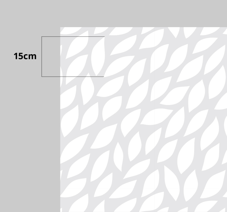 비닐 주방 카펫 기하학적 그림자 패턴 - TenStickers