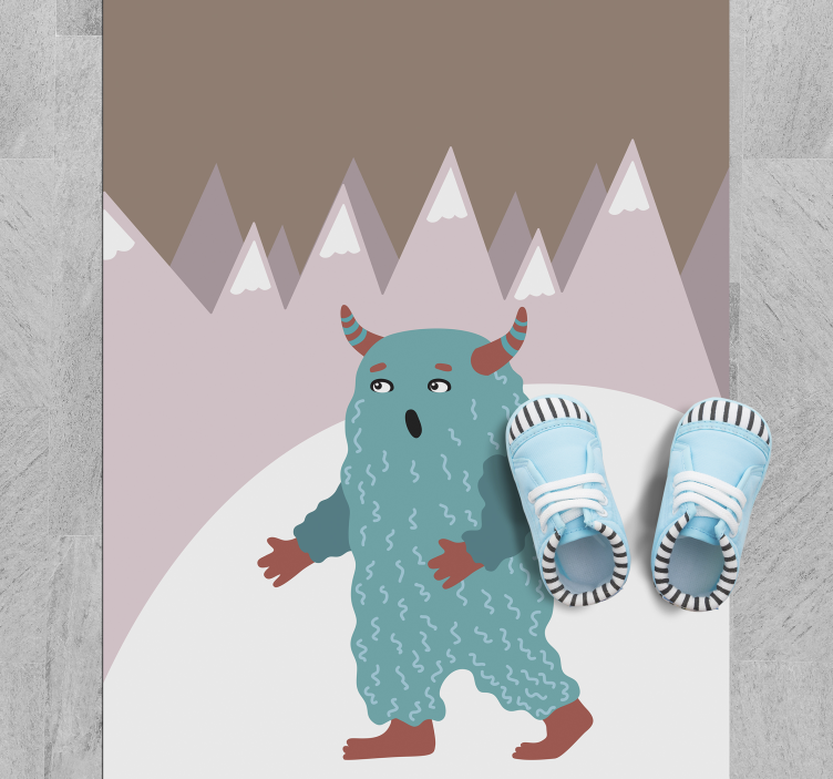 고대 사악한 짐승 북유럽 스타일 북유럽 깔개 - TenStickers