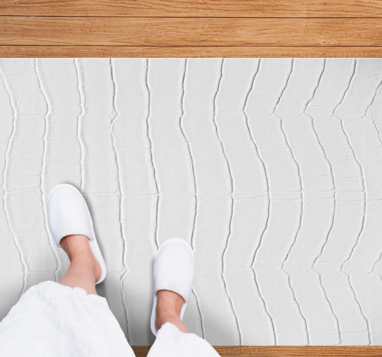 애니멀 프린트 비닐 카펫 우아한 악어 - TenStickers