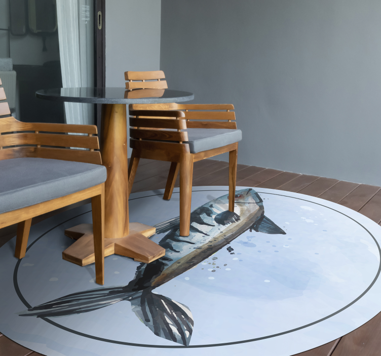 비닐 카펫 동물 수중 탐사 - TenStickers