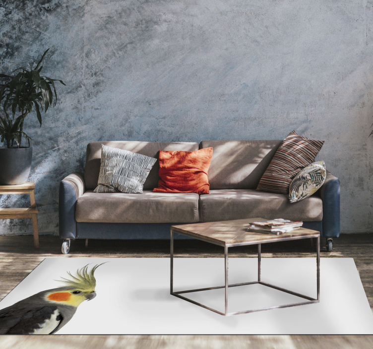 비닐 카펫 동물 코카투 실루엣 - TenStickers