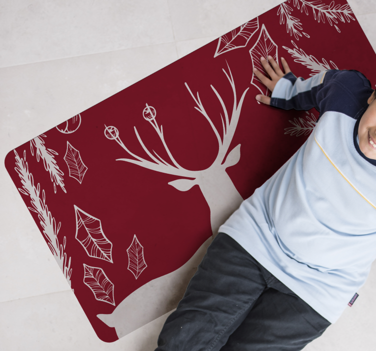 비닐 카펫 동물 자연에서 영감을 받은 일러스트레이션 - TenStickers