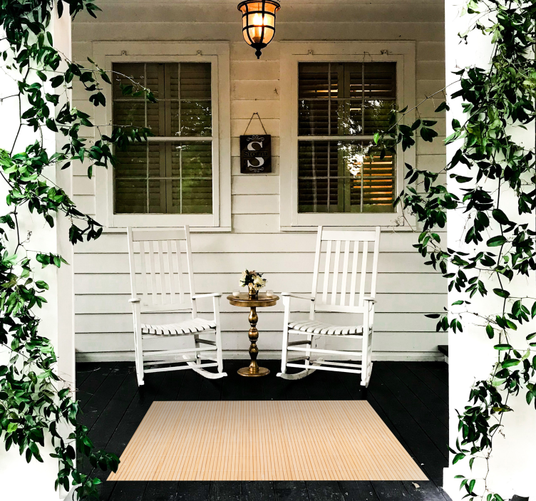 대나무 패턴 질감 비닐 카펫 - TenStickers