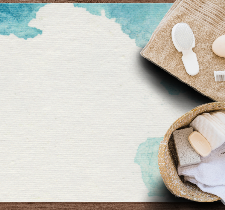 욕실용 비닐 카펫 부드러운 수조 효과 - TenStickers