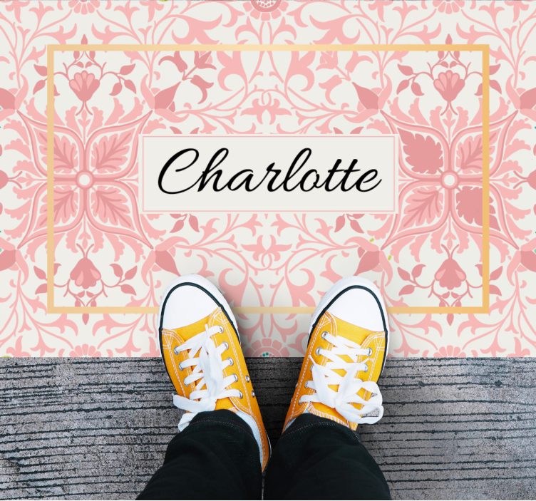 침실용 비닐 카펫 맞춤형 식물 배치 - TenStickers