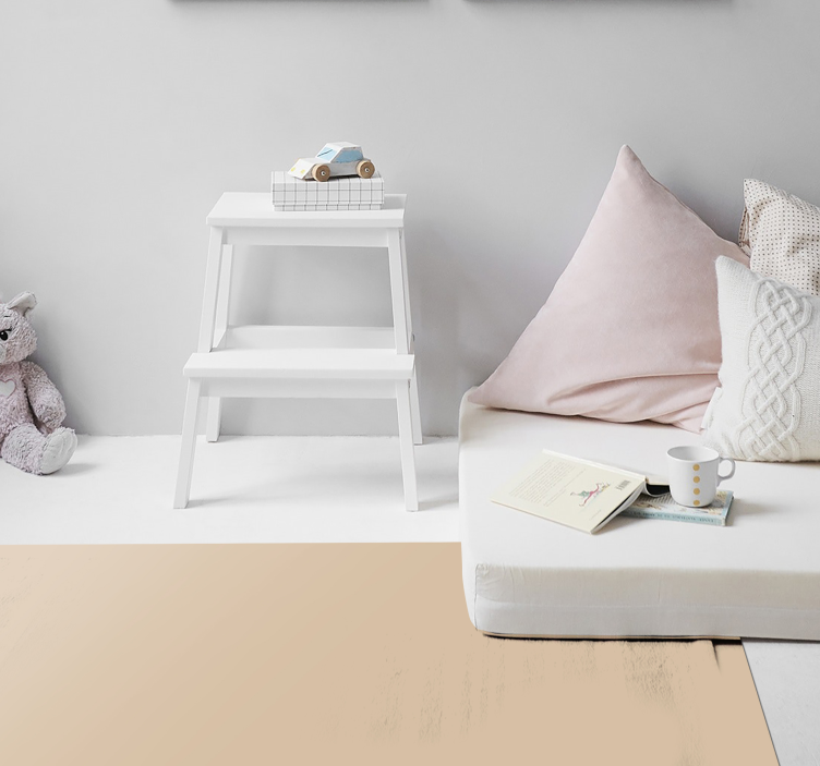 베이지 비닐 카펫 중립적인 베이지 표면 - TenStickers