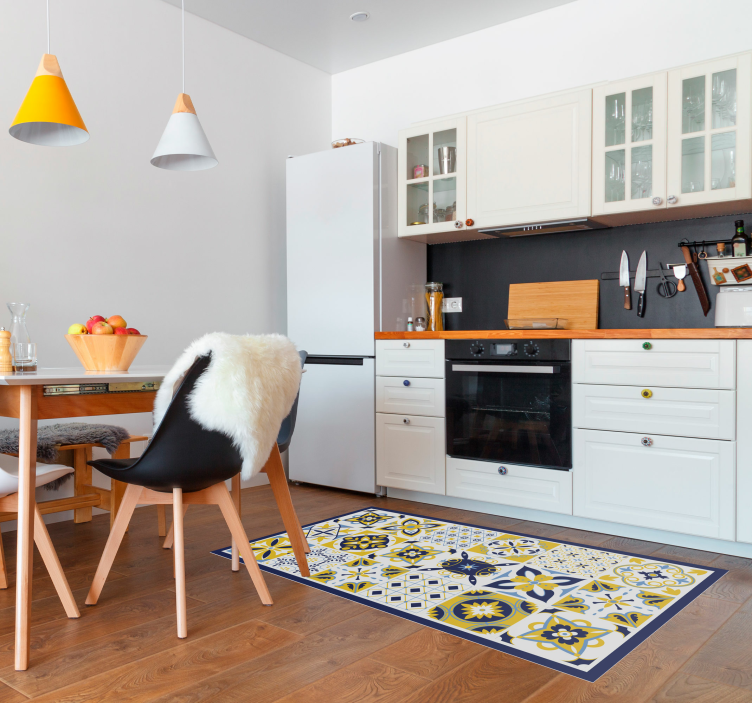 비닐 카펫 타일 효과 모자이크 타일 앙상블 - TenStickers