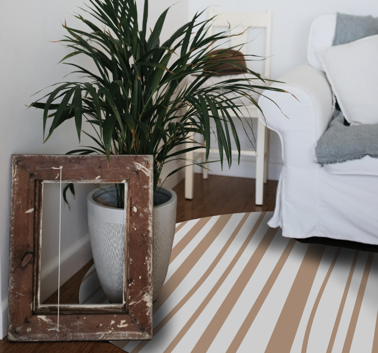 비닐 카펫 게시판 부드러운 줄무늬 우아함 - TenStickers