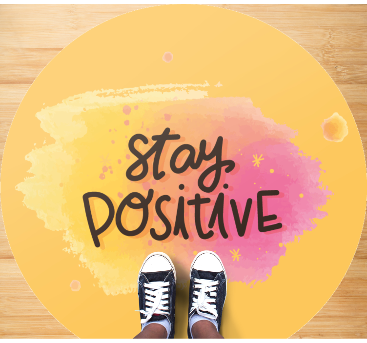 문구와 함께 비닐 양탄자 최적화를 유지하다 - TenStickers