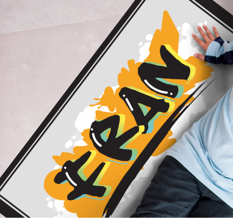 이름이있는 비닐 카펫 이름 아트 - TenStickers