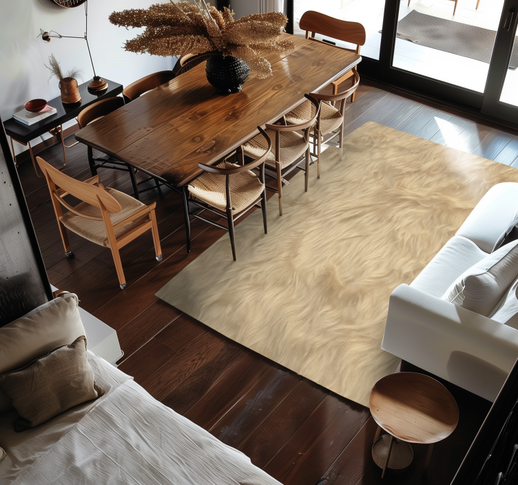 레스토랑용 비닐 카펫 양모 효과 디자인 - TenStickers