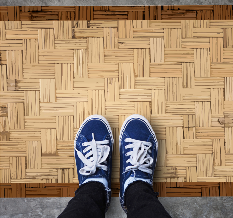 비닐 현관 카펫 유기농 직조 표면 - TenStickers