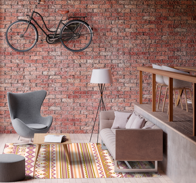 에트니아 비닐 카펫 에스닉 패턴 러너 - TenStickers