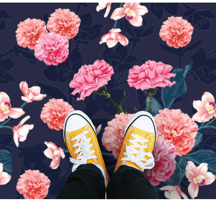 비닐 카펫 꽃과 식물 식물 꿈 모티프 - TenStickers