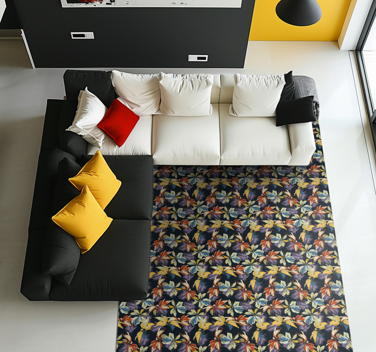 비닐 카펫 꽃과 식물 열대 식물 - TenStickers