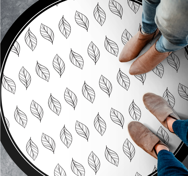 비닐 카펫 꽃과 식물 식물 개요 - TenStickers