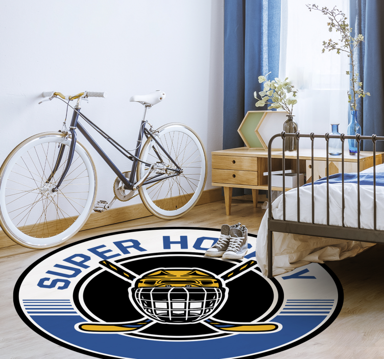 비닐 게임 카펫 하키 엠블럼 - TenStickers