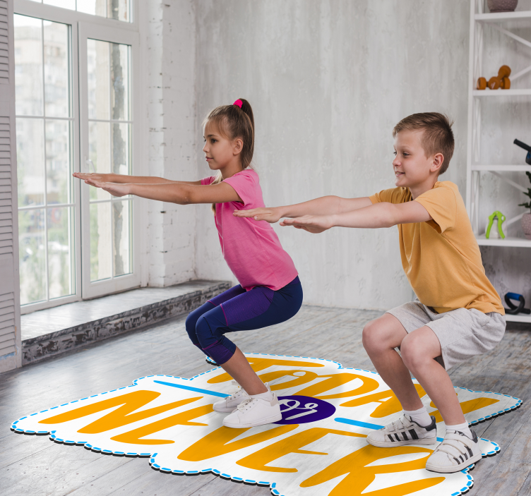 비닐 게임 카펫 오늘 아니면 절대로 - TenStickers