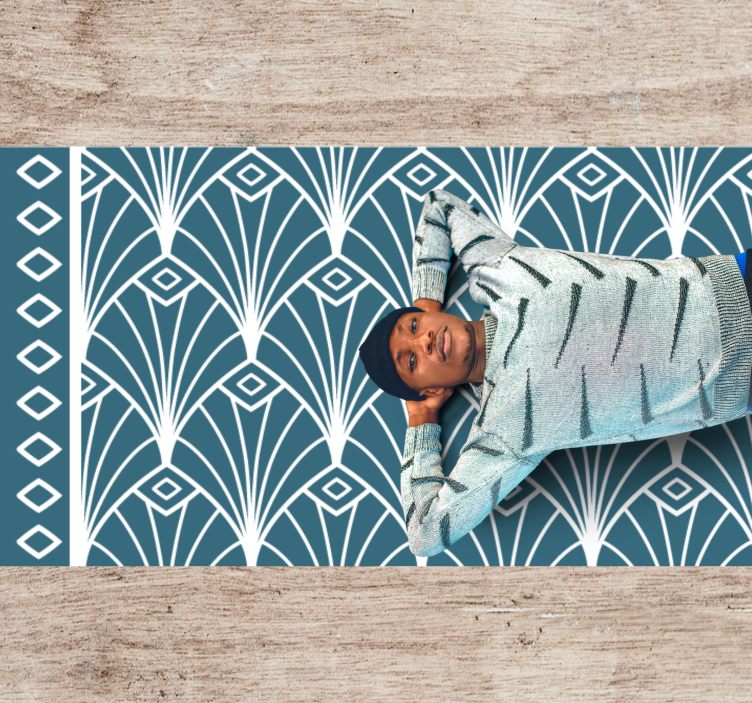 어린 이용 비닐 카펫 아르데코 패턴 - TenStickers