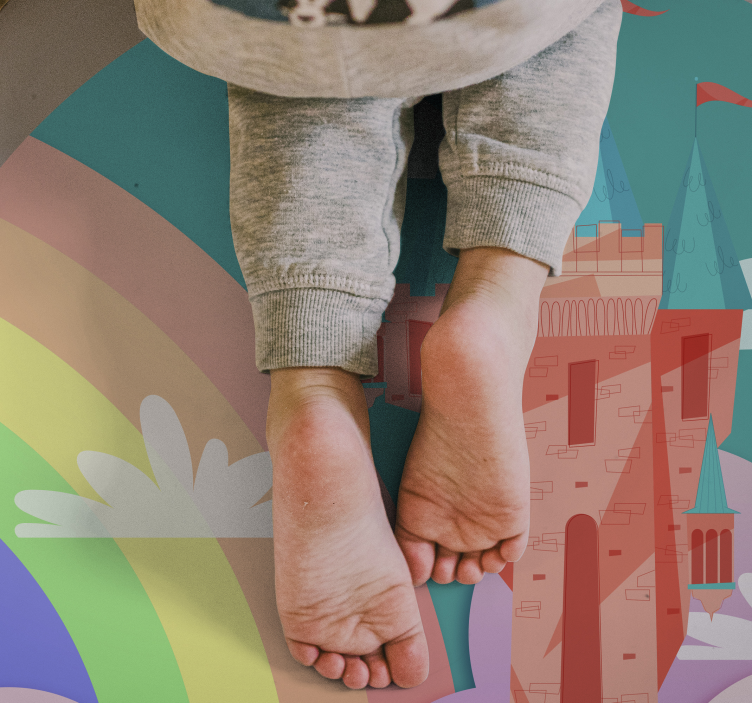 어린 이용 비닐 카펫 성 판타지 - TenStickers