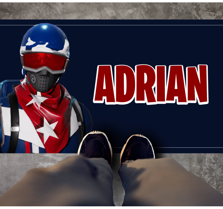 어린 이용 비닐 카펫 맞춤형 히어로 디자인 - TenStickers