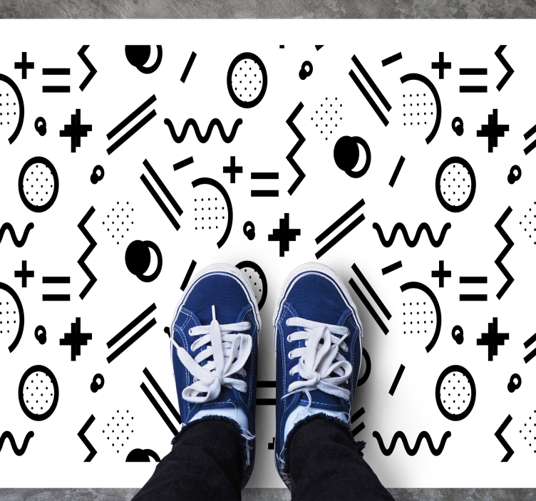 어린 이용 비닐 카펫 다이나믹 패턴 플레이 - TenStickers