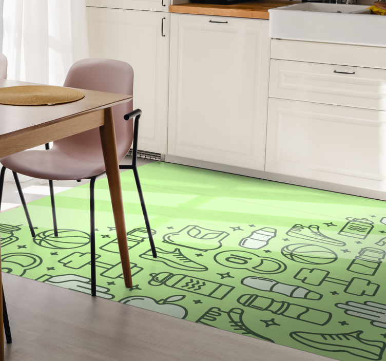 어린 이용 비닐 카펫 피트니스 도구 - TenStickers