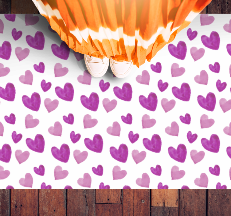 어린 이용 비닐 카펫 하트 패턴 장난감 - TenStickers