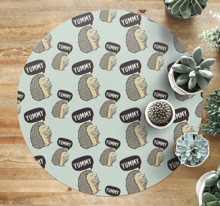 어린 이용 비닐 카펫 고슴도치 기쁨 - TenStickers