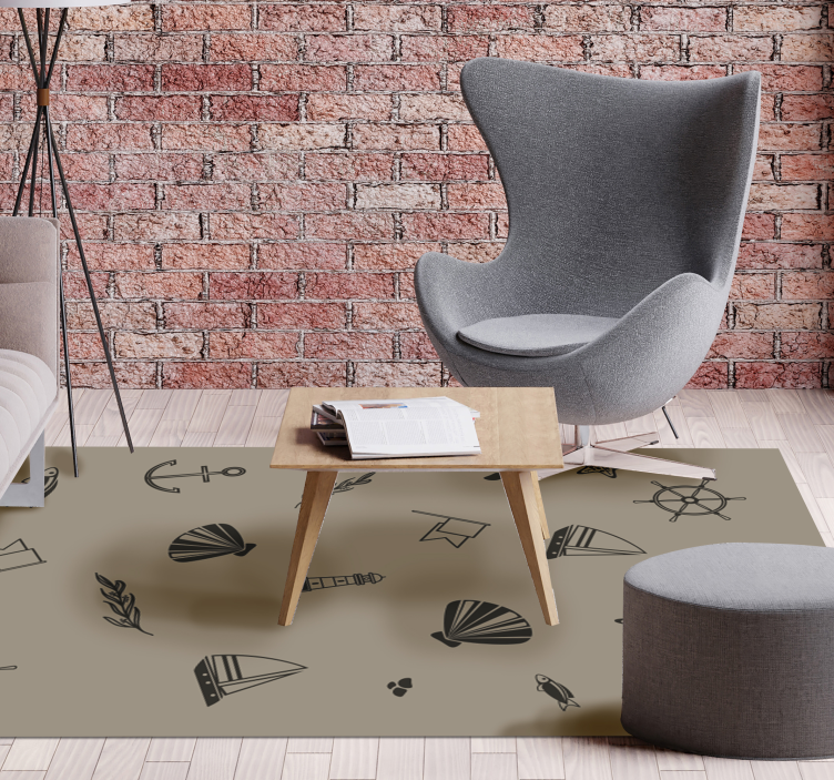 어린 이용 비닐 카펫 해양 아이콘 - TenStickers