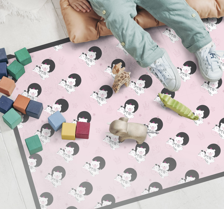 어린 이용 비닐 카펫 쾌활한 발레리나 그래픽 - TenStickers