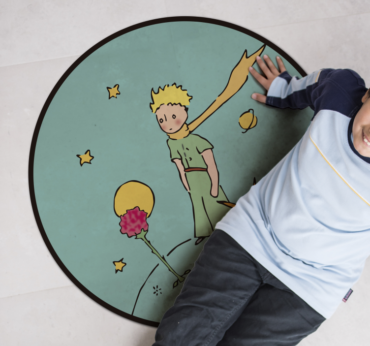 이름 맞춤 매트와 어린 왕자 - TenStickers