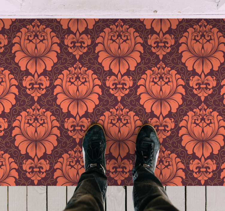 만다라 비닐 카펫 화려한 대칭 - TenStickers