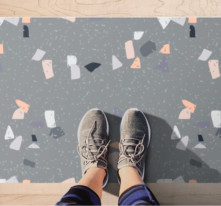 대리석 테라조 효과 모자이크 바닥 타일 - TenStickers