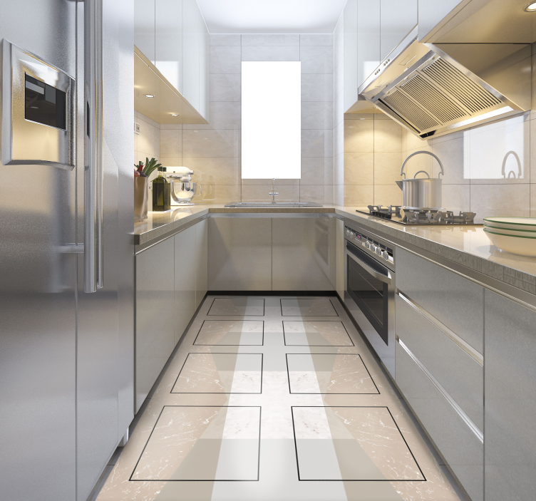 대리석 타일 텍스처 카펫 - TenStickers