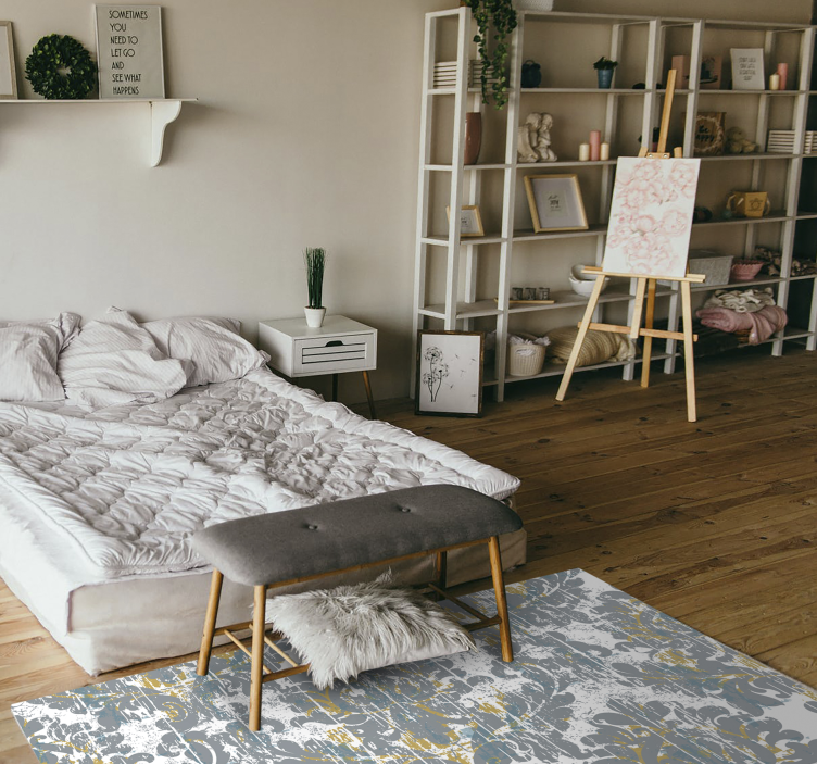 모자이크 효과 비닐 카펫 추상 모자이크 구성 - TenStickers