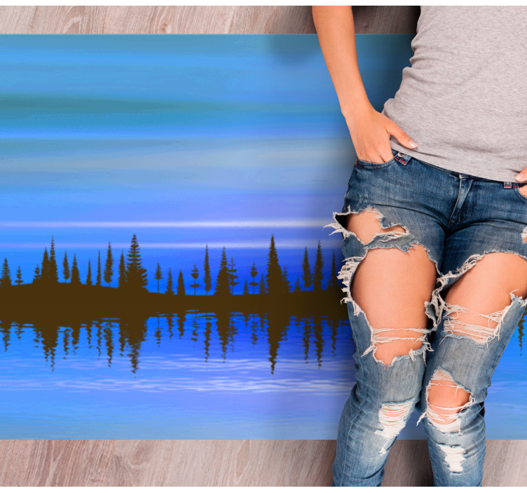 비닐 카펫 자연 추상 풍경 혼합 - TenStickers